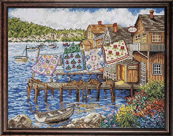 Dockside Quilts Cross Stitch Kit by Design Works