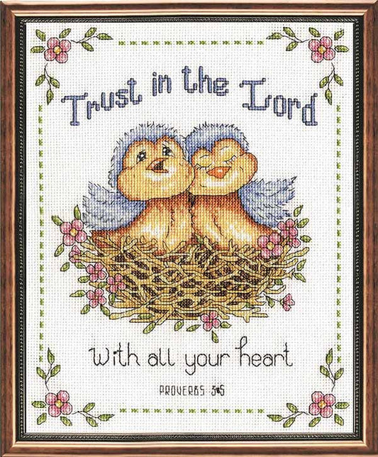 Trust in the Lord Cross Stitch Kit by Design Works