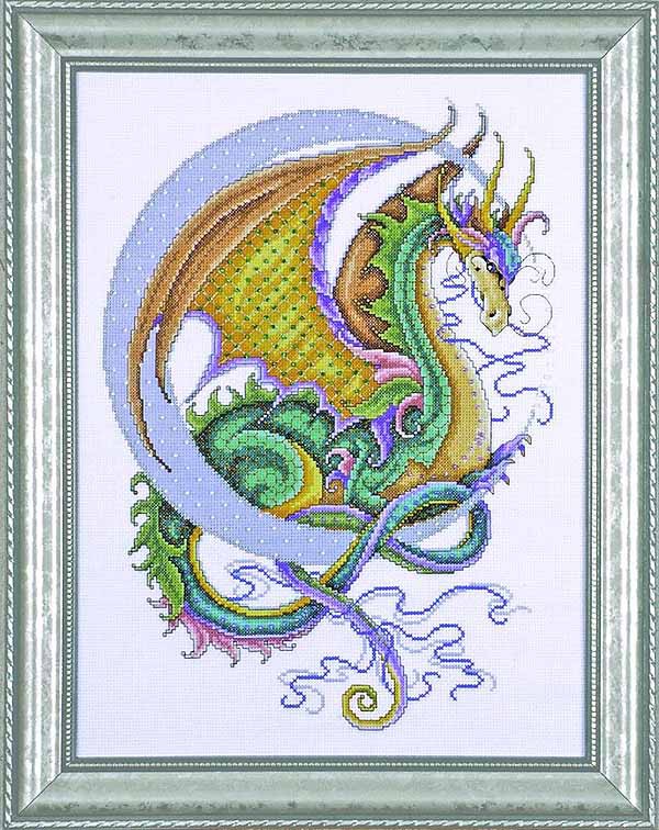 Celestial Dragon Cross Stitch Kit by Design Works