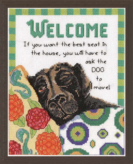 Best Seat Welcome Cross Stitch Kit by Design Works