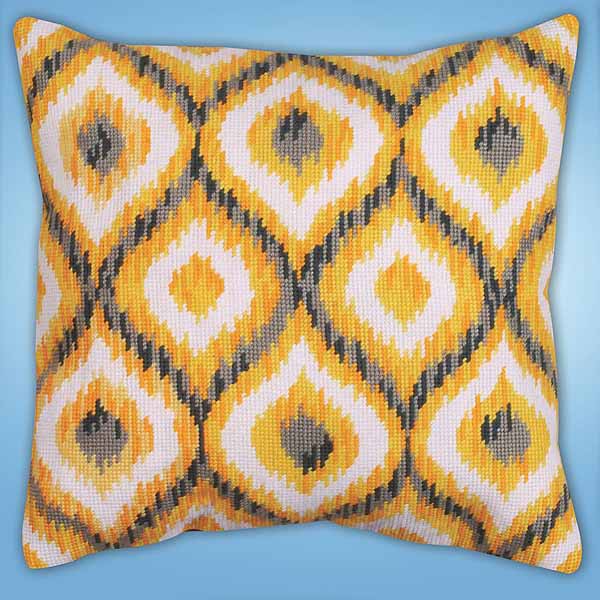 Yellow Ikat Tapestry Kit by Design Works