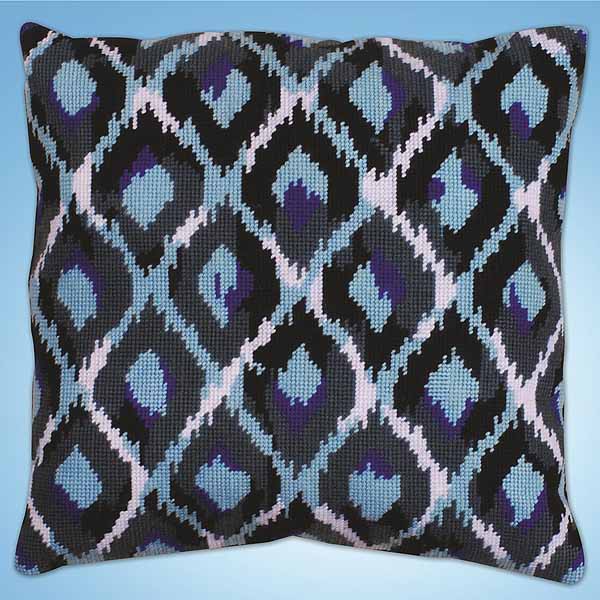 Blue Ikat Tapestry Kit by Design Works