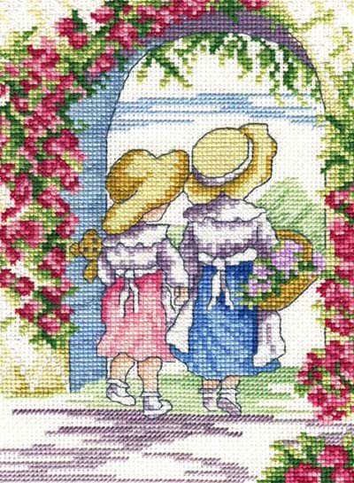 English Roses All Our Yesterdays Cross Stitch Kit by Faye Whittaker