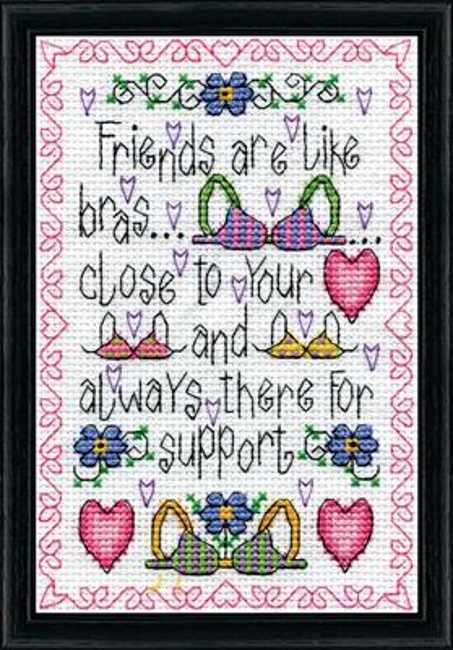 Support Cross Stitch Kit by Design Works