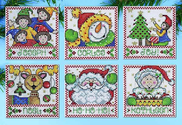 Christmas Tags Cross Stitch Kit by Design Works