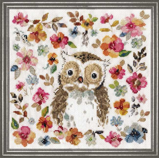 Owl Cross Stitch Kit by Design Works
