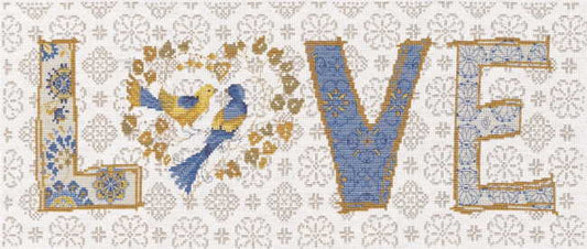 Love Cross Stitch Kit by Design Works