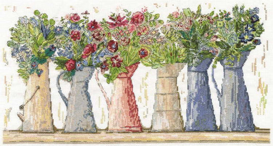 Pitcher Row Cross Stitch Kit by Design Works