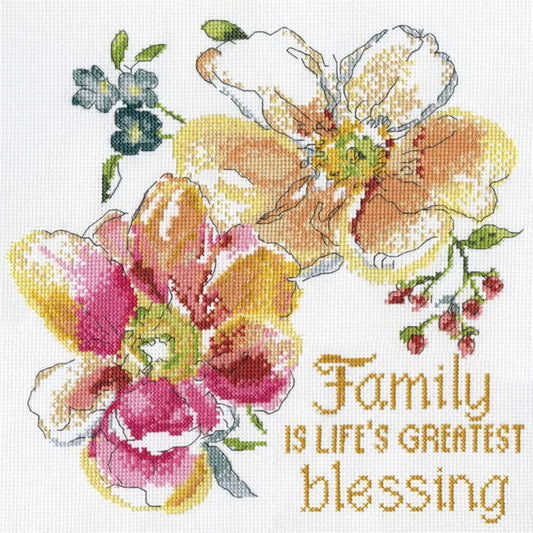 Family Blessings Cross Stitch Kit by Design Works