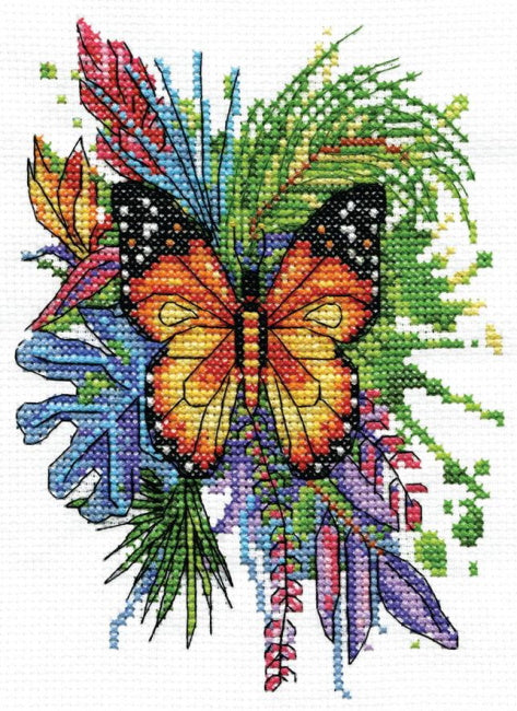 Butterfly Cross Stitch Kit by Design Works