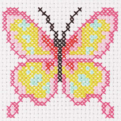 Butterfly First Cross Stitch Kit By Anchor