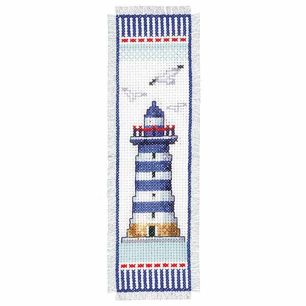 Lighthouse Bookmark Cross Stitch Kit By Vervaco