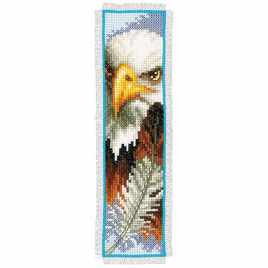Eagle Bookmark Cross Stitch Kit By Vervaco