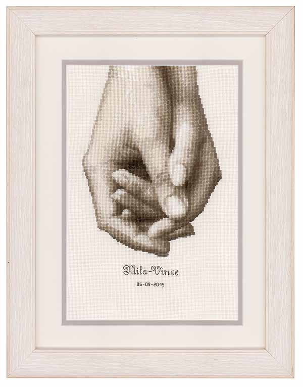 Hand in Hand Wedding Sampler Cross Stitch Kit By Vervaco