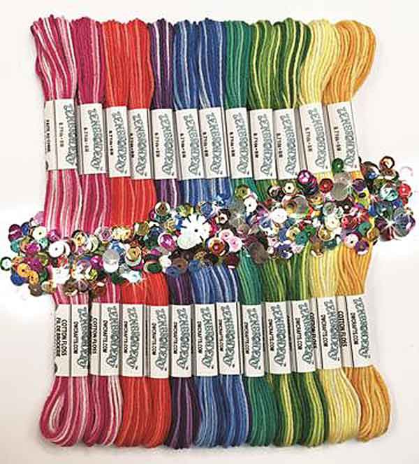 Zenbroidery Variegated Trim Pack by Design Works