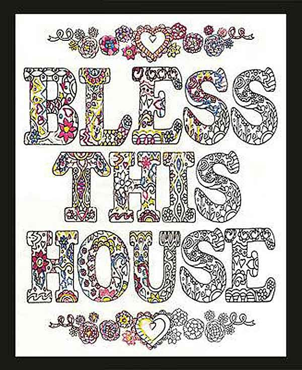 Bless this House Zenbroidery by Design Works
