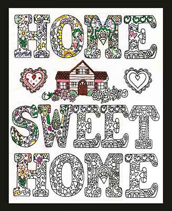 Home Sweet Home Zenbroidery by Design Works