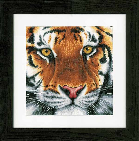 Tiger Cross Stitch Kit By Lanarte