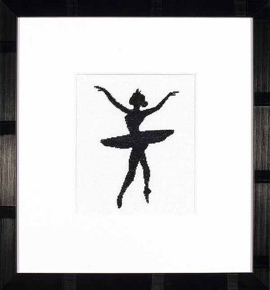 Ballet Silhouette Cross Stitch Kit By Lanarte