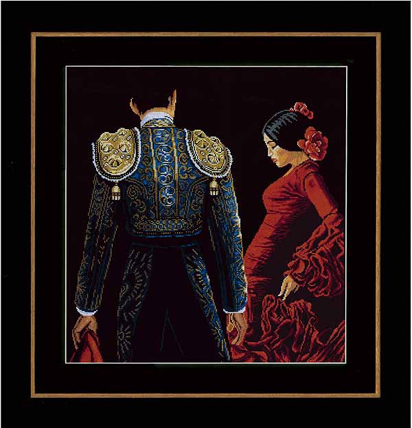 Dancing in Passion Cross Stitch Kit By Lanarte
