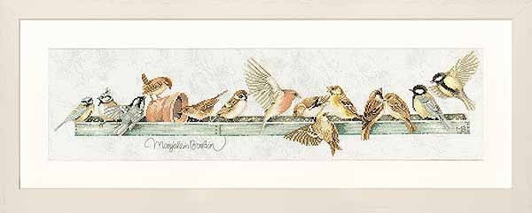 The Pecking Order Cross Stitch Kit By Lanarte
