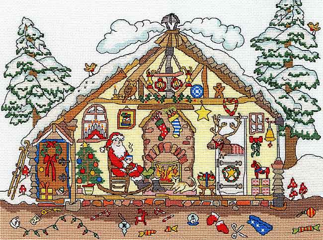 Cut Thru Christmas Bothy Cross Stitch Kit By Bothy Threads