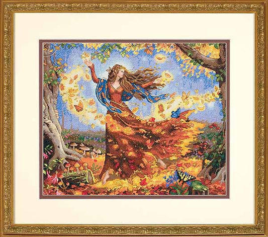 Fall Fairy Cross Stitch Kit by Dimensions