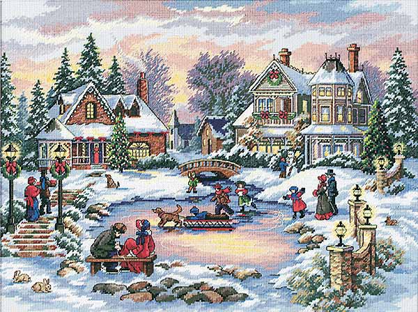 A Treasured Time Cross Stitch Kit by Dimensions