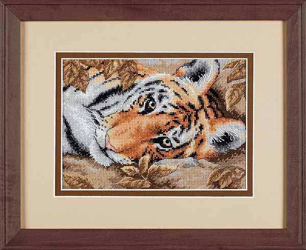 Beguiling Tiger Cross Stitch Kit by Dimensions