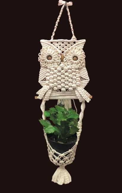 Owl Planter Macrame Kit by Design Works