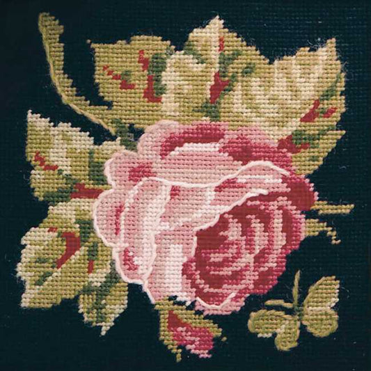 Rose Tapestry Needlepoint Kit by Glorafilia