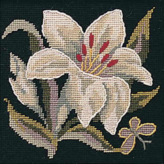 Lily Tapestry Needlepoint Kit by Glorafilia