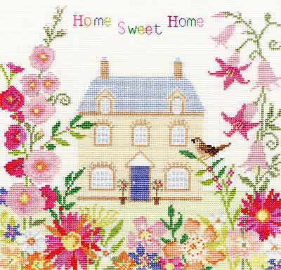 Home Sweet Home Cross Stitch Kit By Bothy Threads