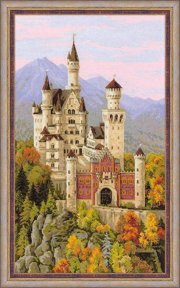 Neuschwanstein Castle Cross Stitch Kit By RIOLIS