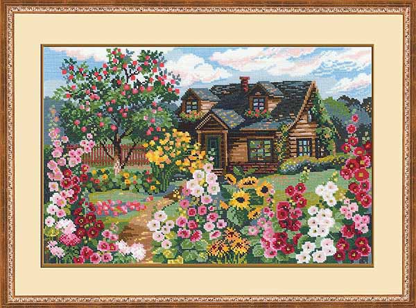 Flowering Garden Cross Stitch Kit By RIOLIS