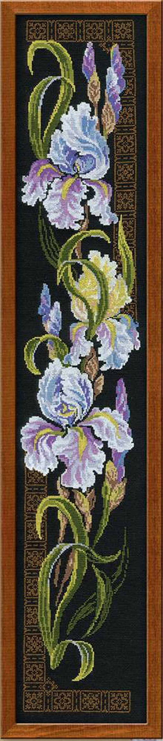 Irises Cross Stitch Kit By RIOLIS