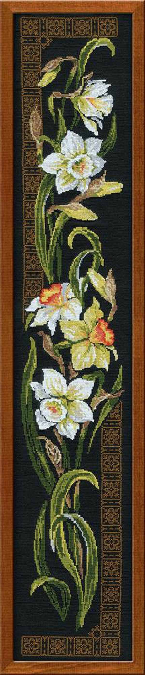 Daffodils Cross Stitch Kit By RIOLIS