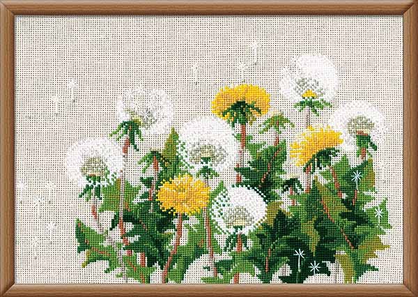 Dandelions Cross Stitch Kit By RIOLIS
