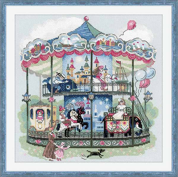 Carousel Cross Stitch Kit By RIOLIS