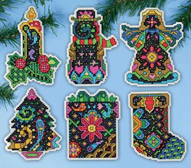 Fantasy Ornaments Cross Stitch Kit by Design Works