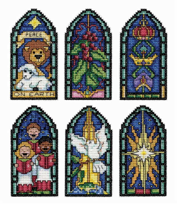 Peace on Earth Christmas Ornaments Cross Stitch Kit by Design Works