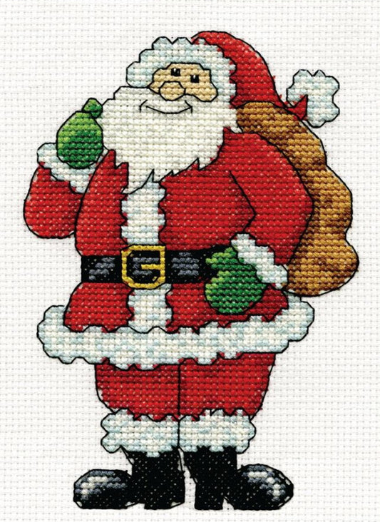 Santa Cross Stitch Kit by Design Works