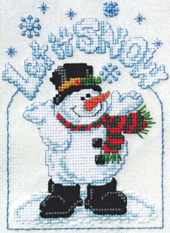 Let It Snow Cross Stitch Kit by Design Works