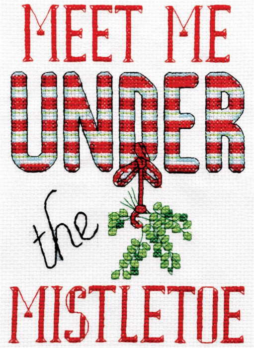 Mistletoe Cross Stitch Kit by Design Works