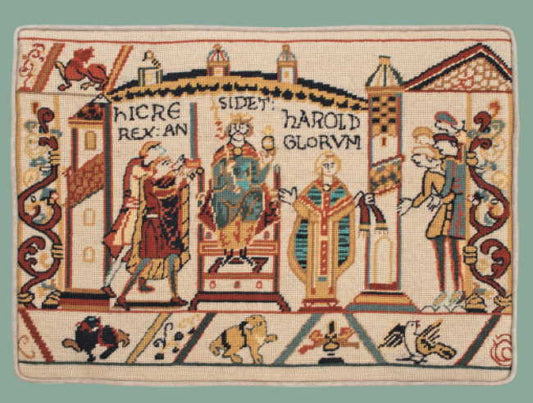 The Coronation of Harold Tapestry Needlepoint Kit by Glorafilia