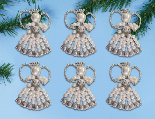 Angel Ornaments Christmas Decoration Beading Kit by Design Works