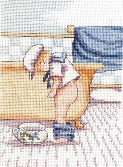Gone Potty All Our Yesterdays Cross Stitch Kit by Faye Whittaker