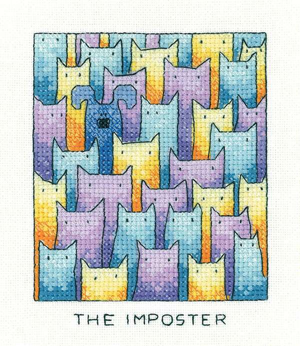 The Imposter Cross Stitch Kit by Heritage Crafts