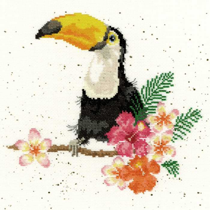 Toucan of My Affection Cross Stitch Kit By Bothy Threads