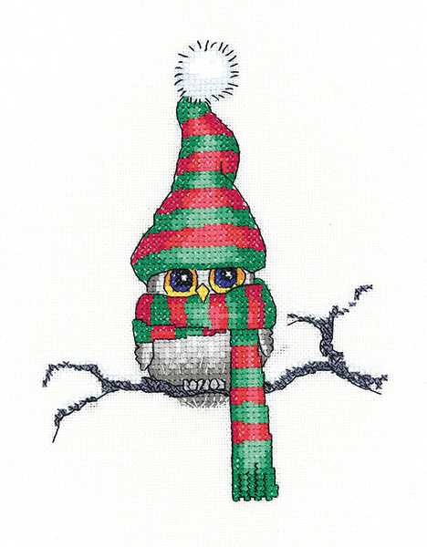 Ollie Owl Cross Stitch Kit by Heritage Crafts